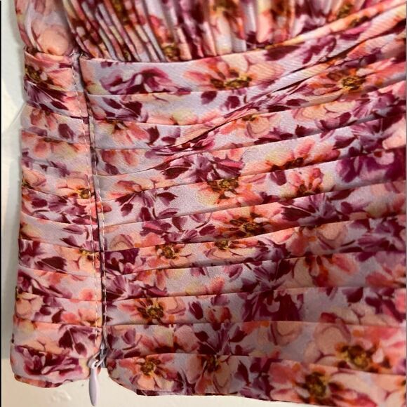 Amur Caelynn Floral Smocked Ruffle Cross Back Top .Size XL - Picture 9 of 16